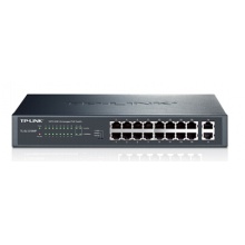 TP-LINK TL-SL1218MP 16口百兆POE交换机 2个千兆口