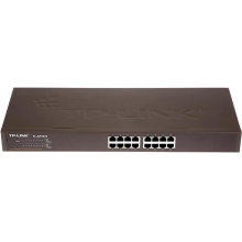 TP-LINK TL-SF1016S/16口百兆铁壳机架交换机