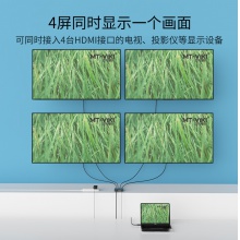 迈拓维矩 MT-SP104M 一进四出 4口HDMI分配器分屏器