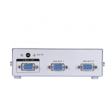 迈拓维矩MT-5002 一进二出 VGA分配器分屏器 （500HZ） 65米同步共享