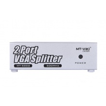 迈拓维矩MT-5002 一进二出 VGA分配器分屏器 （500HZ） 65米同步共享
