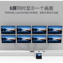 迈拓维矩 MT-SP148(2.0)HDMI 4口分配器分屏器4k@60Hz同时显示2.0版