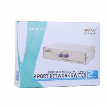 迈拓维矩 MT-RJ45-2 二进一出 网络切换器 内外网络共享器