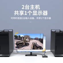 迈拓维矩 MT-15-2CH 二口vga切换器二进一出显示器屏幕视频双向切屏2进1出