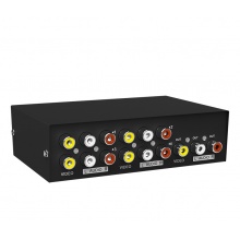 迈拓维矩 MT-431AV 音视频av切换器4进1出视频切换器四进一出4口音频切换器