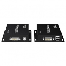 迈拓维矩120DK DVI KVM延长器120米鼠键显示器 支持一发多收高清