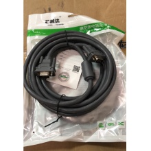芯越达 1.5米vga线灰色 工程高清电脑显示器连接线 投影仪电视