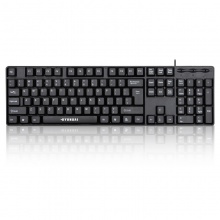 韩国现代HY-MA75 有线键鼠套装 黑色