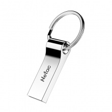 朗科（Netac）U275 16GB USB2.0 银色 创意车载钥匙圈加密U盘 防水闪存盘