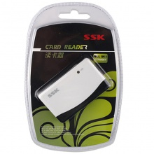 飚王（SSK）SCRM057奔腾II多功能四合一USB接口读卡器 支持TFSDCFMS手机卡相机卡