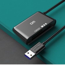 大迈DM CR021高速USB3.0读卡器多合一可读CF卡SD相机卡TF手机卡