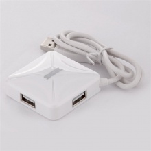 飚王（SSK）SHU027 烽火集线器HUB 一拖四口USB扩展分线器 白色