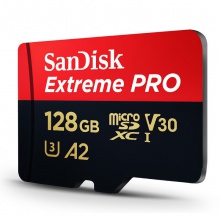闪迪A2黑卡 128GB 4K至尊极速TF卡 200MB/S