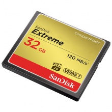 闪迪32GB CF存储卡 UDMA7 至尊极速版读速120MBs 写速85MBs