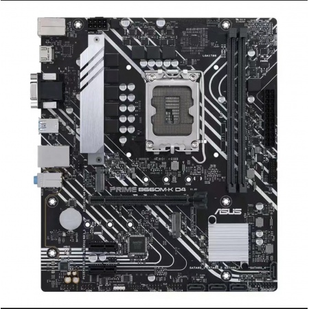 华硕（ASUS）PRIME B660M-K D4主板 支持 CPU 12700/12400F（Intel B660/LGA 1700）