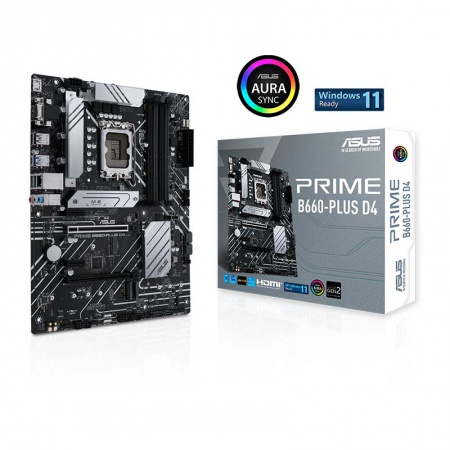 华硕（ASUS）PRIME B660-PLUS D4主板 支持 CPU 12700/12400F（Intel B660/LGA 1700)