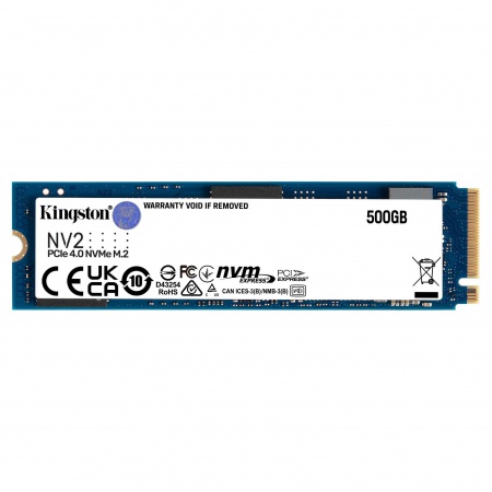 金士顿(Kingston) NV3系列 500GB M.2接口 NVMe协议 四通道PCIe4.0 固态硬盘 SNV2S/500G