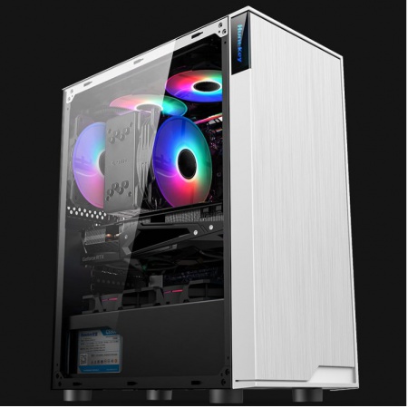 航嘉 GS400C 机箱 白色 U3/背部走线/下置电源