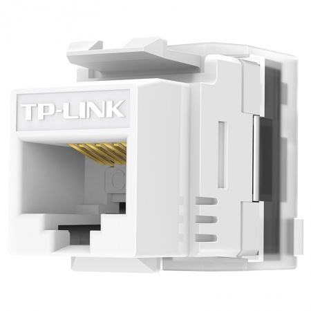 TP-LINK TL-EJ5e02F 超五类CAT5e高端工程级镀金版千兆网络免打信息模块