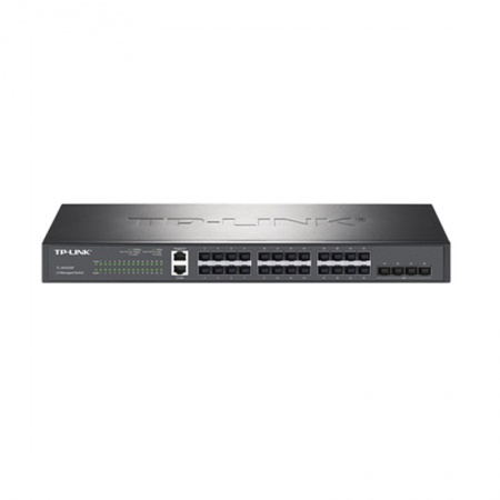 TP-LINK TL-SH5428 万兆上联三层网管交换机/24GE+4SFP+