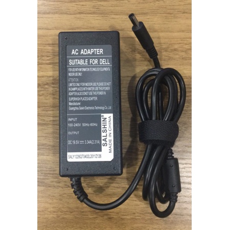 赛昕 戴尔19.5V3.34A小口带针 电源适配器 接口4.5*3.0 盒装带三孔电源线