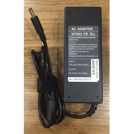 赛昕 戴尔19.5V4.62A小口带针 电源适配器  接口4.5*3.0 盒装带三孔电源线