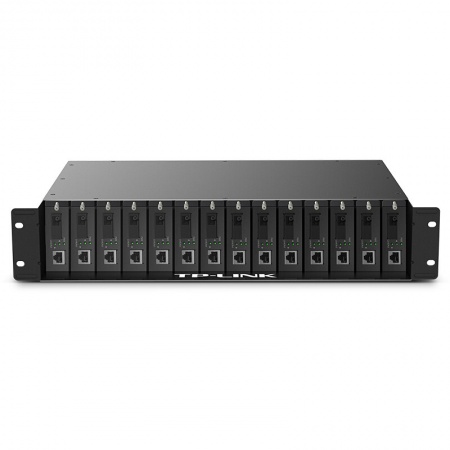 TP-LINK TL-FC1400 14槽光纤收发器专用机架 