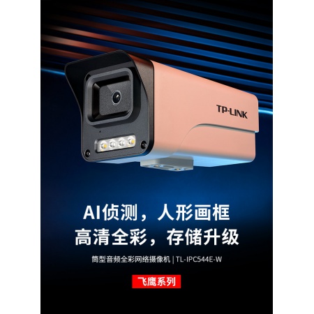 TL-IPC544EP-W400万PoE双光全彩音频网络摄像机