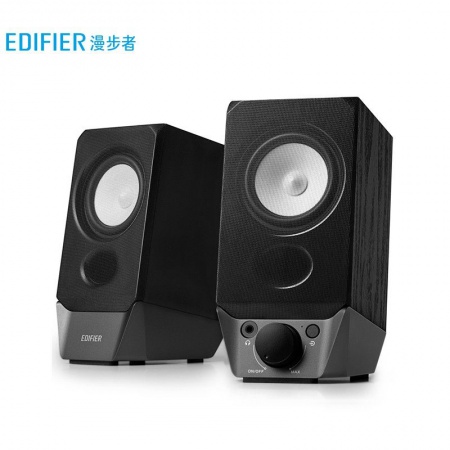 漫步者R19BT 多媒体音箱 2.0声道音箱 蓝牙音箱 电脑音响音箱 黑色
