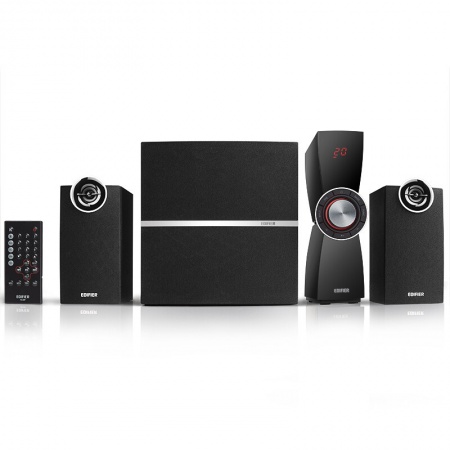 漫步者C2XB 外置功放 2.1多媒体蓝牙音响黑色