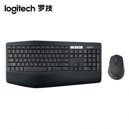 罗技 MK850 无线蓝牙键鼠套装全尺寸黑色带无线2.4G接收器