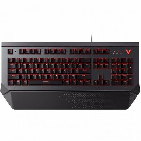 雷柏V780S背光机械游戏键盘 104键无冲突混光RGB有线USB黑色