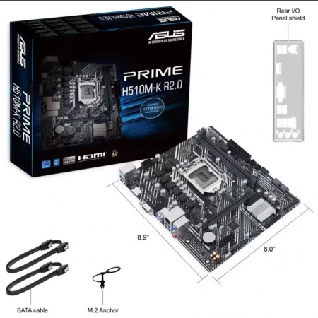 华硕PRIME H510M-K （支持10代 11代)