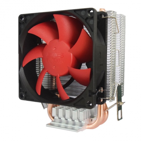 超频三(PCCOOLER) 红海mini静音版 多平台CPU散热器（ 80mm 风冷）