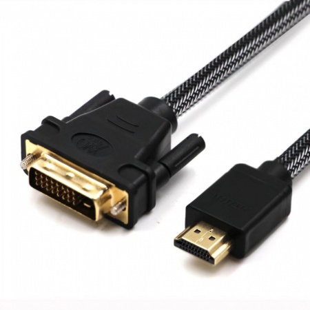 芯越达 3米 HDMI转DVI 24+1线 双向互转
