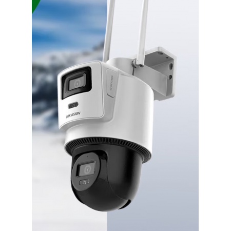（终身流量）海康威视 HK-Q2S8DM-GL/LN(4/4mm)4G 400万 双目小球机 内置电信加联通